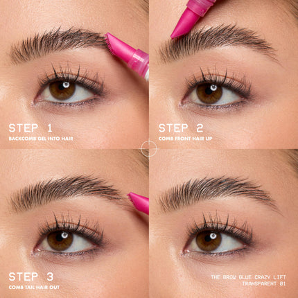 NYX - THE BROW GLUE CRAZY LIFT TSB 01 TRANSPARENT