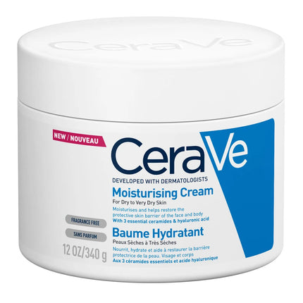 CeraVe Moisturizing Cream 340g for Dry and Extremely Dry Skin