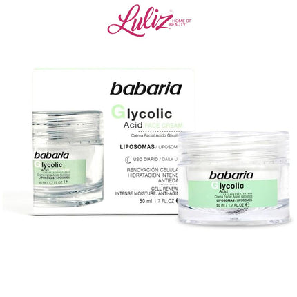 BABARIA - Glycolic Acid Face Cream 50Ml