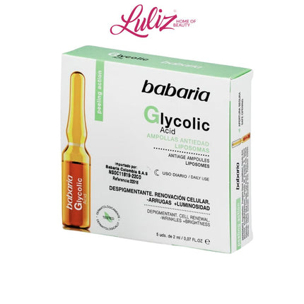 BABARIA - Glycolic Acid Ampoules 2ML*5 PCS