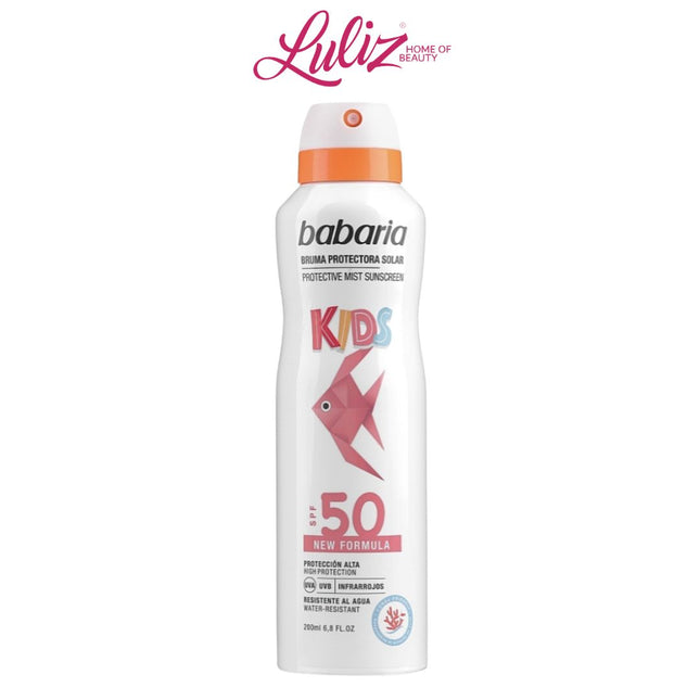 BABARIA - Protective Mist Sunscreen For Kids SPF50 200Ml