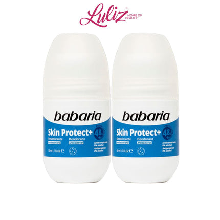 BABARIA - Skin Protect+ Roll On Deodorant 50Ml*2