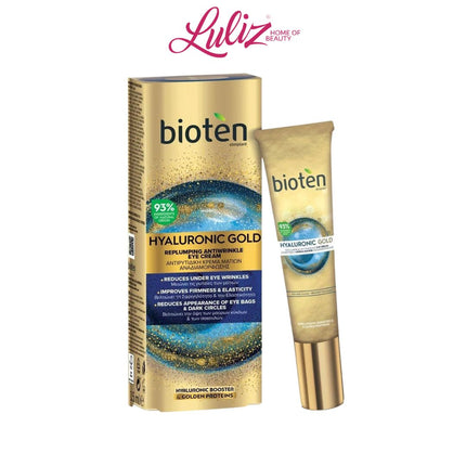 BIOTEN - Hyaluronic Gold Replumping Antiwrinkle Eye Cream 15 Ml