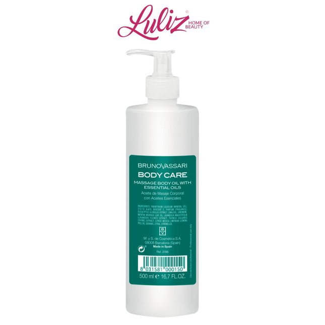 BRUNO VASSARI - MASSAGE BODY OIL 500 ml