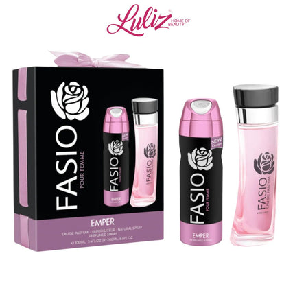 EMPER - Fasio Gift Set Perfume 100ml For Woman +Deo 200ml