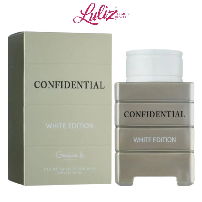 GEPARLYS - Confidential White Edition EDT 90Ml Perfume For Men