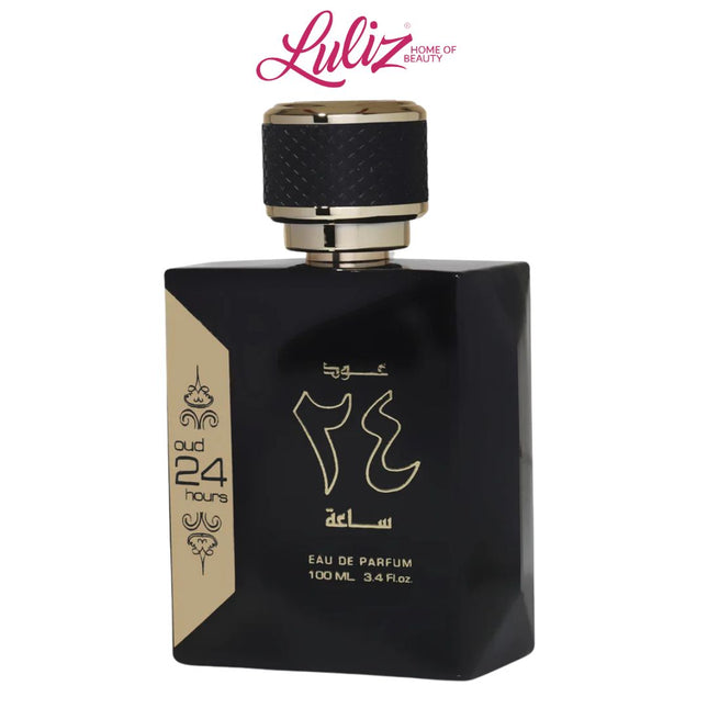 عطر عود 24 ساعة من أرض الزعفران 100مل او دي بارفيوم لكلا الجنسين