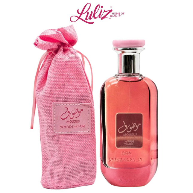 عطر موصوف وردي من أرض الزعفران 100مل او دي بارفيوم للنساء