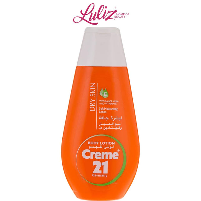 CREME 21 - body lotion dry skin with aloe vera and vitamin e 250ml