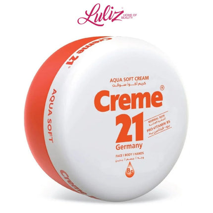 CREME 21 - aqua soft cream pro-vitamin b5 normal skin 250ml