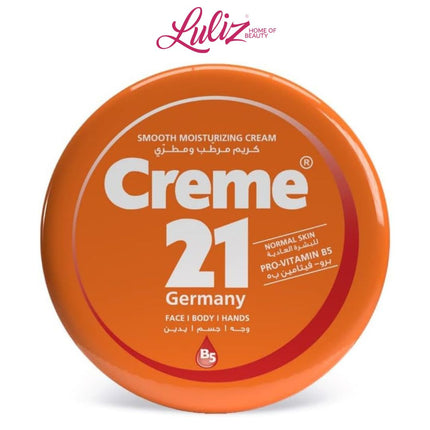 CREME 21 - smooth moisturizing cream pro-vitamin b5 250ml