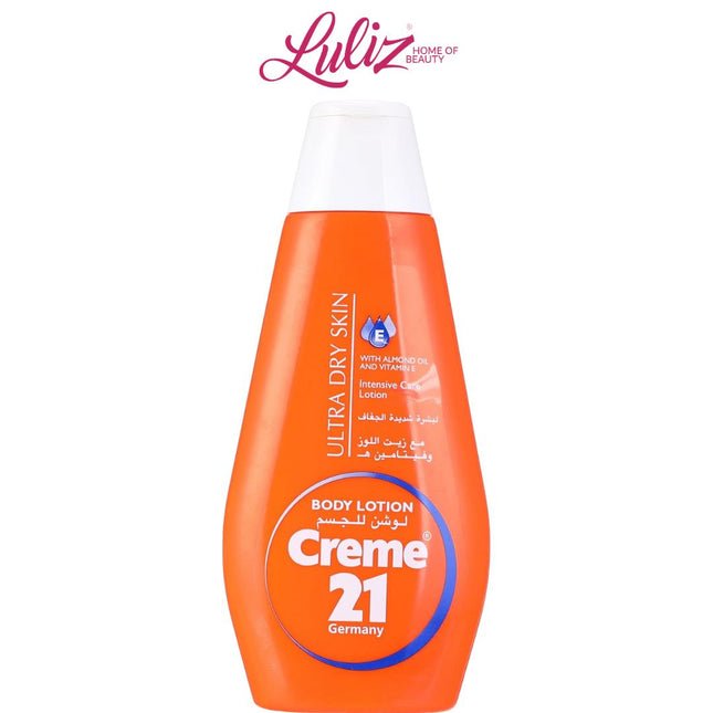 CREME 21 - body lotion ultra dry skin with almond oil and vitamin e 250ml