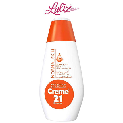 CREME 21 - aqua soft body lotion pro-vitamin b5 normal skin 250ml