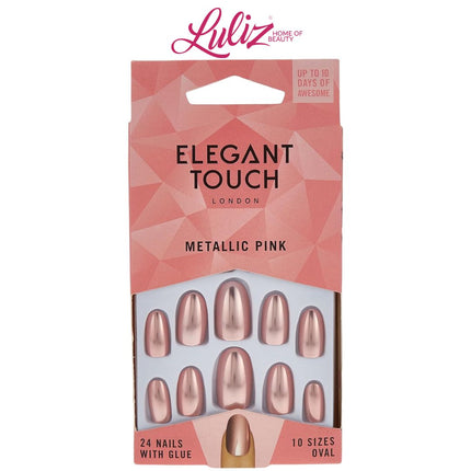 ELEGANT TOUCH - Metallic Pink Nails