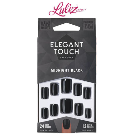 ELEGANT TOUCH - Black Nails