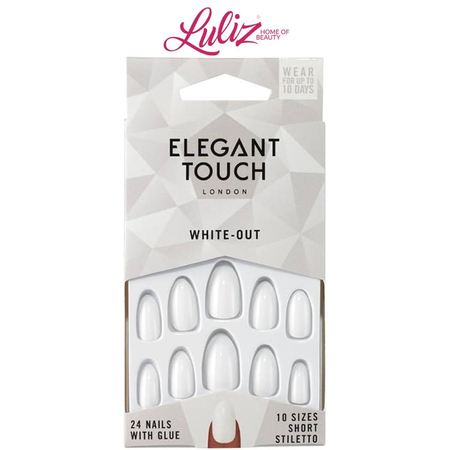 اليجانت تاتش اظافر وايت اوت