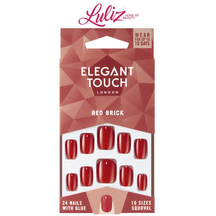ELEGANT TOUCH - Red Brick Nails