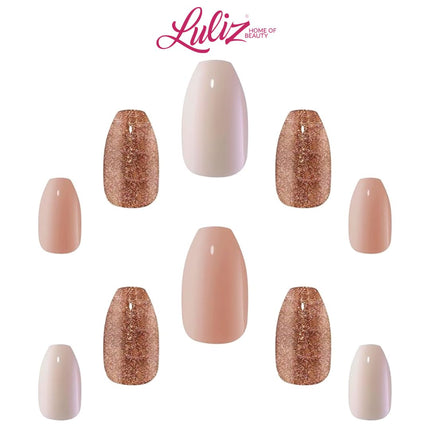 ELEGANT TOUCH - Luxe Looks Fashionably Latte Nails