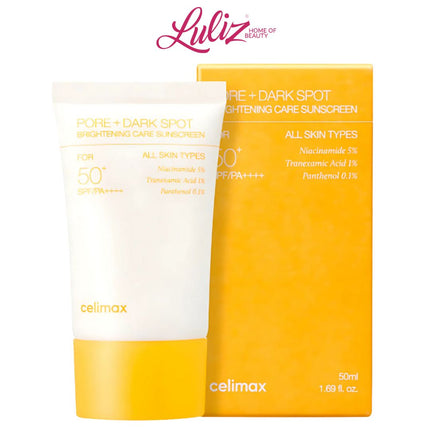 CELIMAX - Pore + Dark Spot Brightening Care Sunscreen SPF50+ 50ml