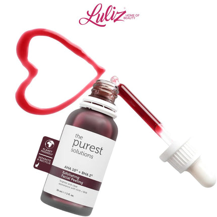 THE PUREST - Solutions AHA 10% + BHA 2% Exfoliating Facial Peeling 30ml
