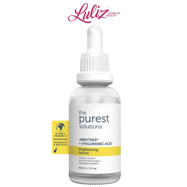 THE PUREST -  Solutions Arbutin + Hyaluronic Acid Brightening Serum 30ml