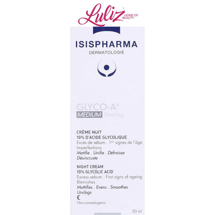 ISISPHARMA - Glyo-A Medium Peeling Night Cream 30Ml