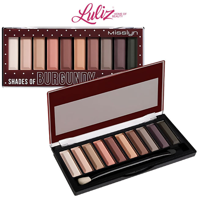 MISSLYN - Must Have Eyeshadow Shades - 5 Shades of Burgundy