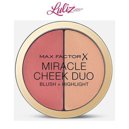 MAX FACTOR - Miracle Cheek Duo Cream Blush And Highlighter - 20 Brown Peach & Champagne