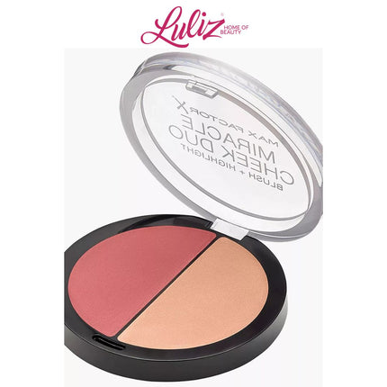 MAX FACTOR - Miracle Cheek Duo Cream Blush And Highlighter - 20 Brown Peach & Champagne