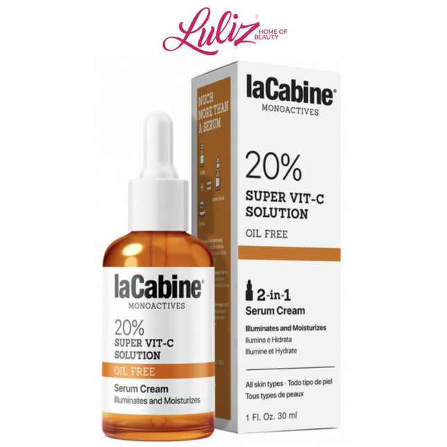 LACABINE - 20% Super Vit C Solution Serum 2 in 1 30ml