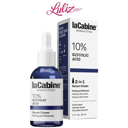 LACABINE - Monoactives 10% Glycolic Acid 2 in 1 serum cream 30 ml
