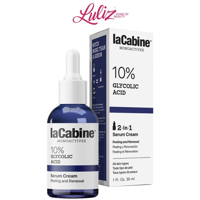 LACABINE - Monoactives 10% Glycolic Acid 2 in 1 serum cream 30 ml