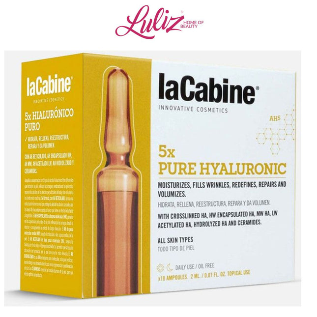 LACABINE - 5 x Pure Hyaluronic Face Ampoules