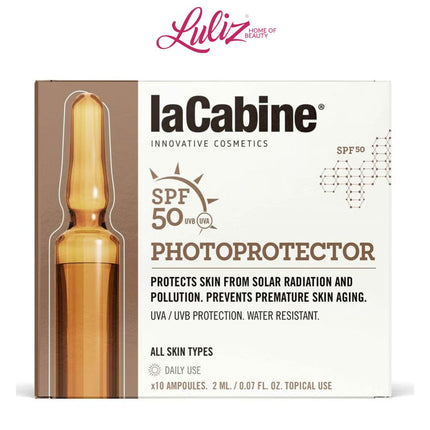 LACABINE - Photoprotector Sunscreen SPF50 Concentrated Ampoules 10x2ml