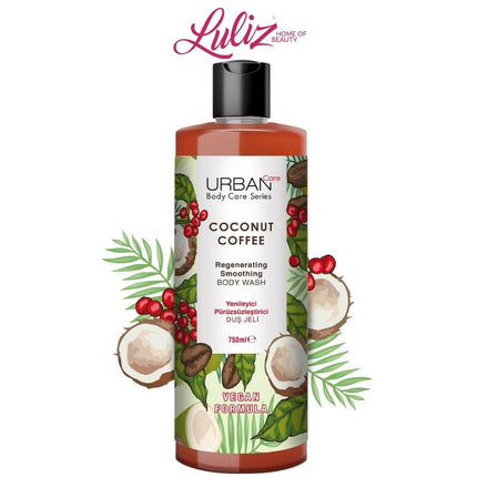غسول الجسم برائحة جوز الهند والقهوة من أوربان كير - 500 مل
