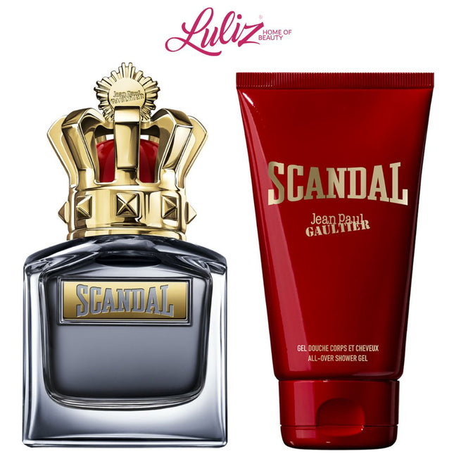 جان بول غوتييه - عطر سكاندال أو دو تواليت 50 مل + جل استحمام 75 مل للرجال