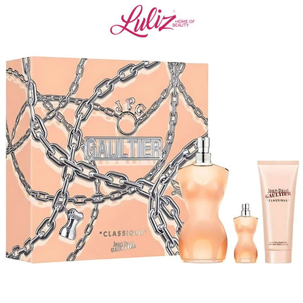 JEAN PAUL GAULTIER _ Classique EDT 100Ml + EDT 6Ml + Body Lotion 75Ml For Women