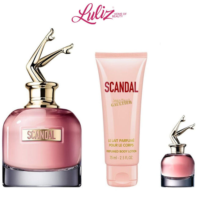 JEAN PAUL GAULTIER _ Scandal EDP 80Ml + EDP 6Ml + Body Lotion 75Ml For Women