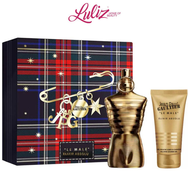 JEAN PAUL GAULTIER _ Le Male Elixir Absolu Parfum Intense 125Ml + Shower Gel 75Ml