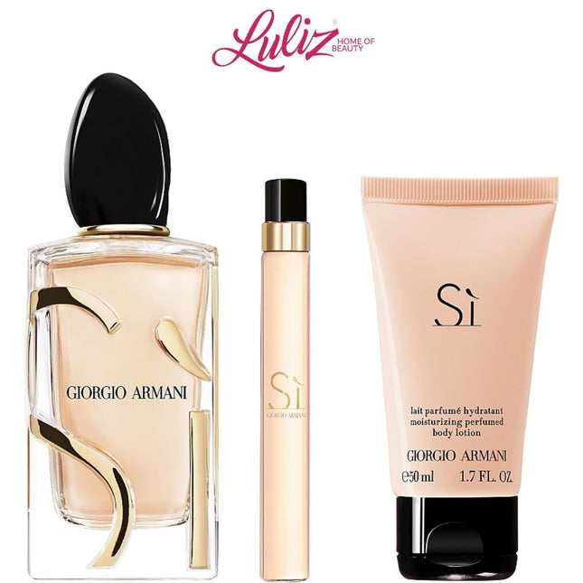 GIORGIO ARMANI - SI EDP 100ML +10ML + BL50 RMDN26 SET