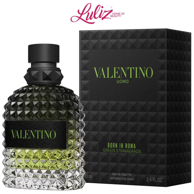 فالنتينو - أومو بورن إن روما جرين سترافاجانزا أو دي تواليت 100 مل للرجال