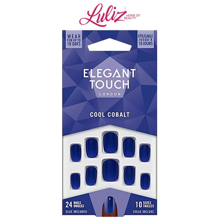 ELEGANT TOUCH - Luxe Looks False Nails Cool Cobalt