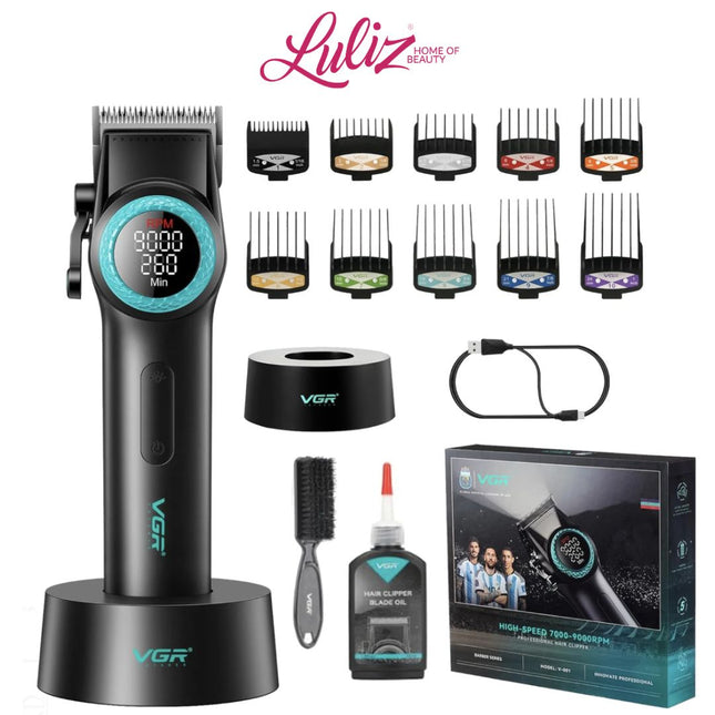 VGR High Speed 7000-9000RPM Professional Hair Clipper V-001