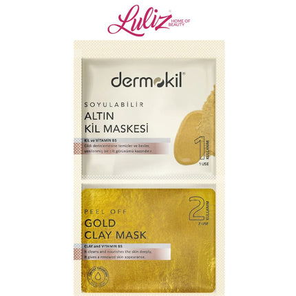 DERMOKIL - Peelable Gold Mask 2*7.5ml