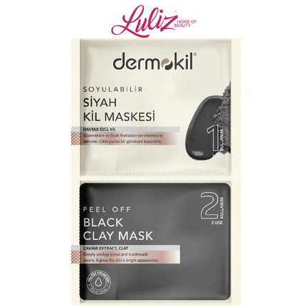 DERMOKIL - Peelable Black Mask 2*7.5ml