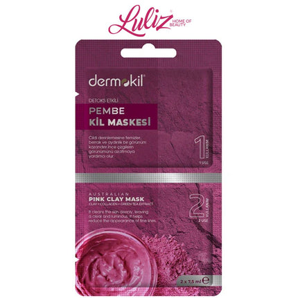 DERMOKIL - Detox Effective Pink Clay Mask 15 ml