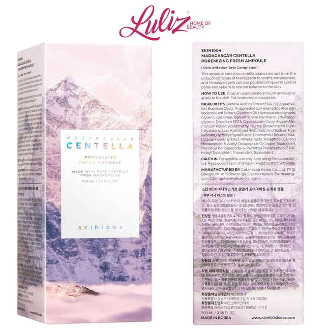 CENTELLA - Poremizing Fresh Ampoule Facial Serum 100ml