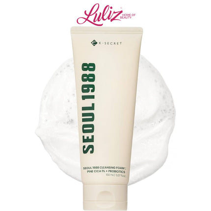 K - SECRET - Seoul 1988 Cleansing Foam Pine Cica 1% + Probiotics 150 ML