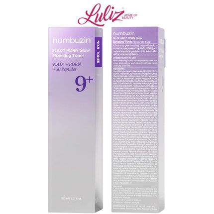 NUMBUZIN - No.9 NAD + PDRN Glow Boosting Toner 150ml