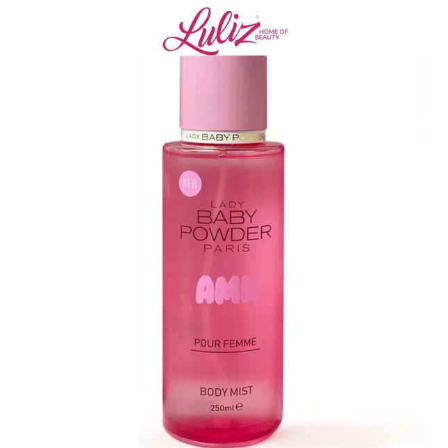 بيبي باودر - بخاخ الجسم AMK Pour Femme الوردي 250 مل